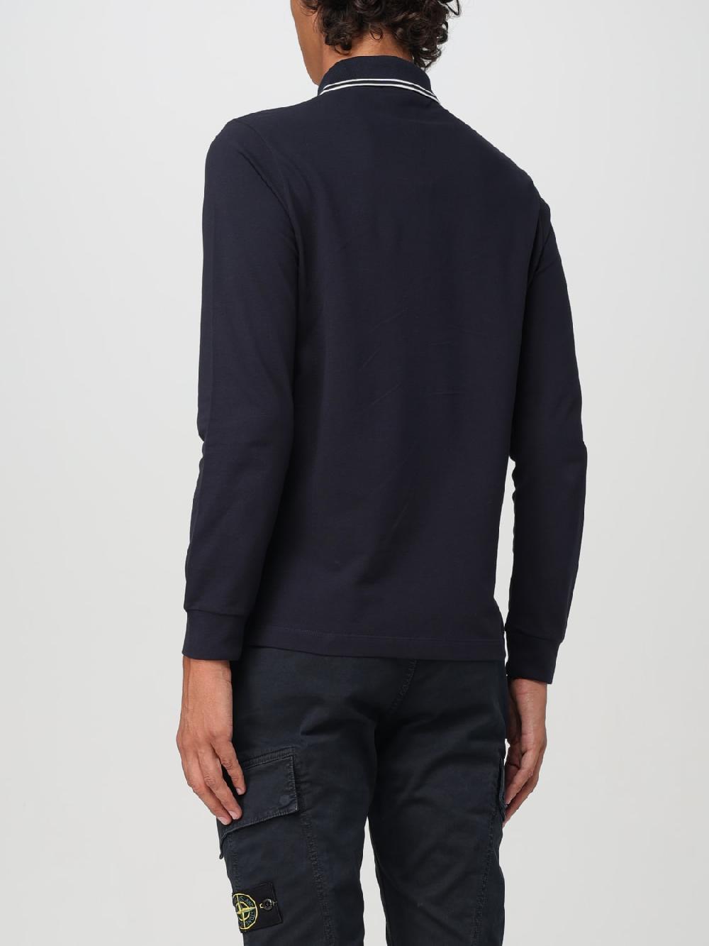 Giglio Polo Stone Island In Cotone