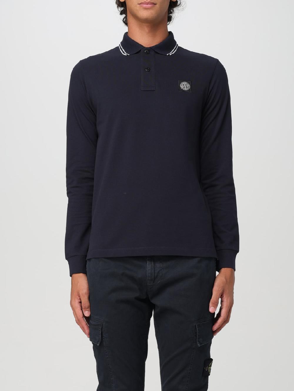 Giglio Polo Stone Island in cotone