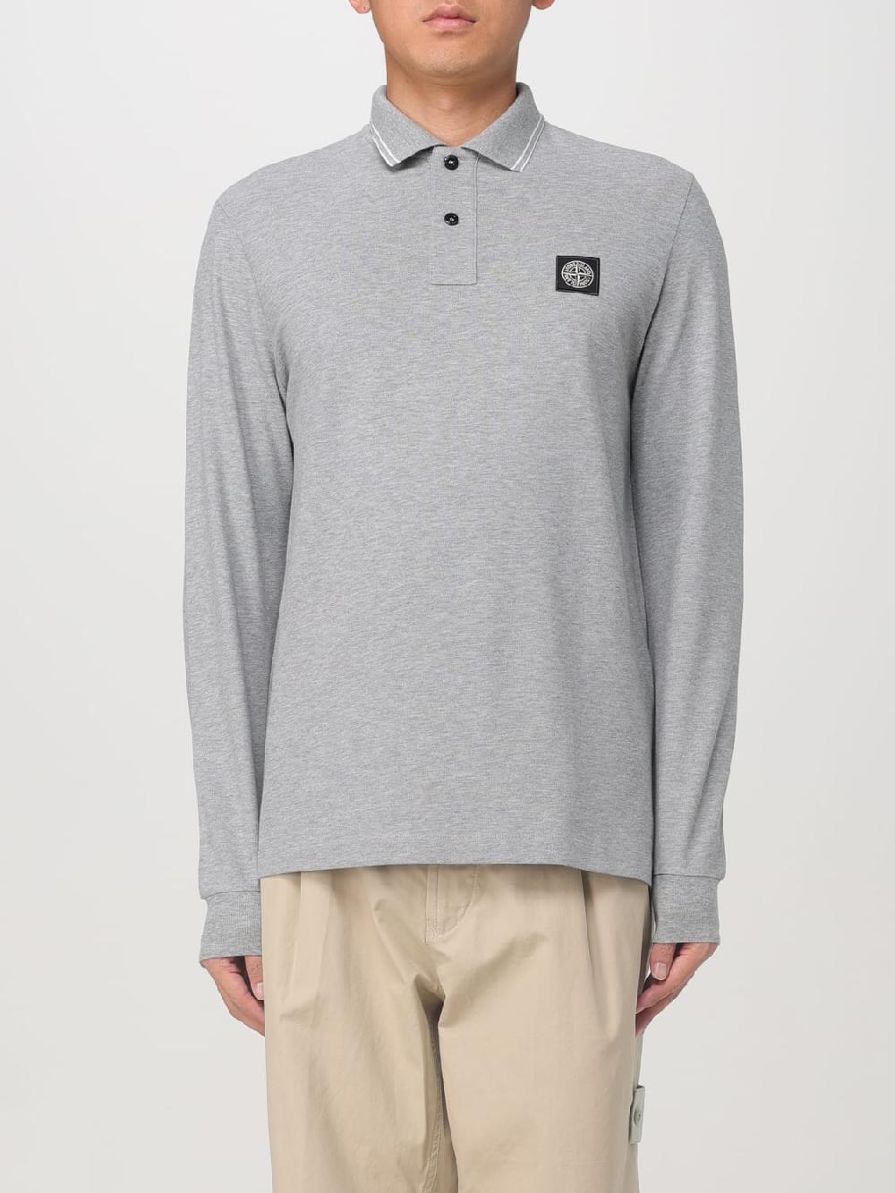 Giglio Polo Stone Island in cotone