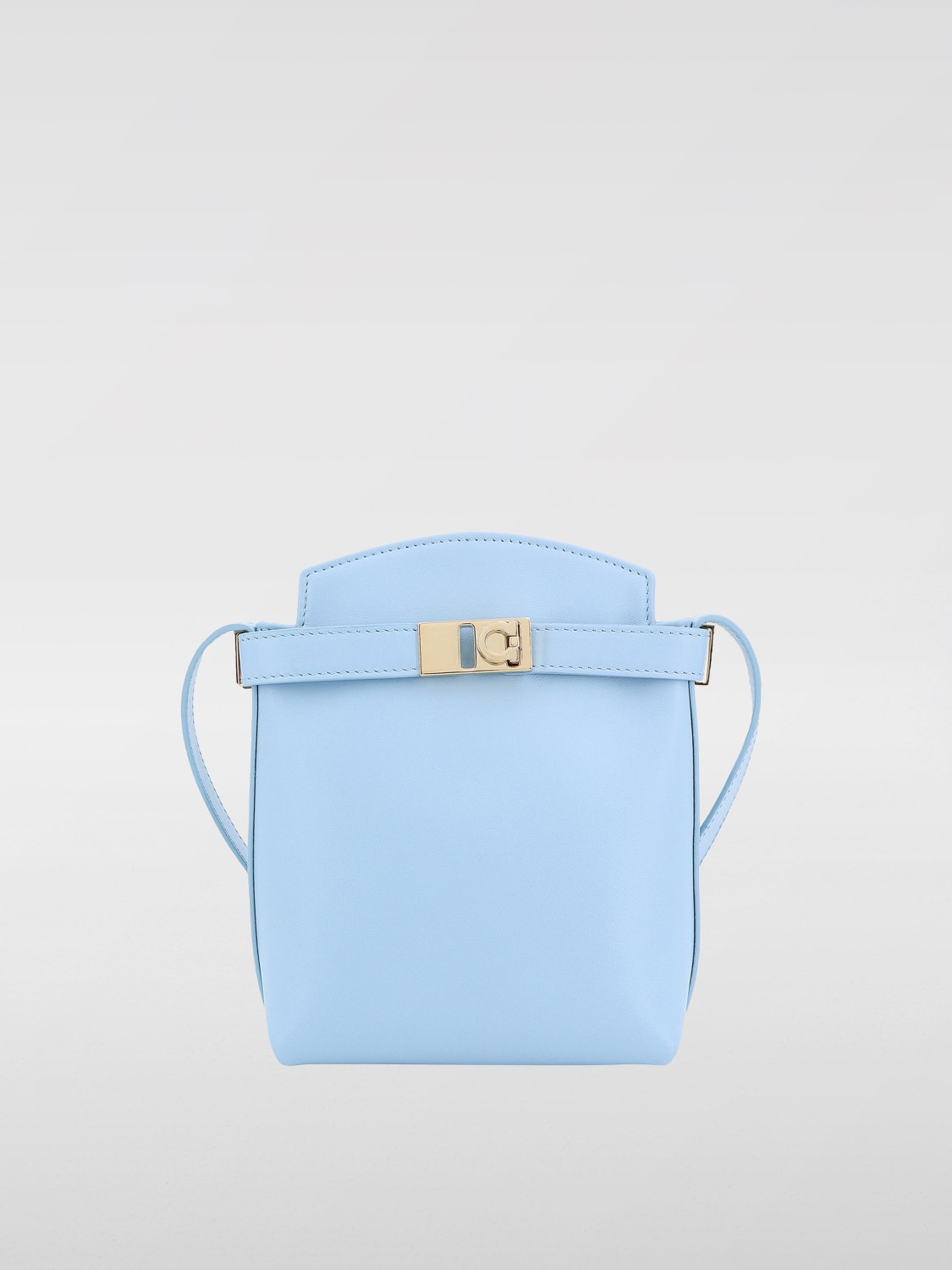 Giglio Porta smartphone Hug Ferragamo in pelle