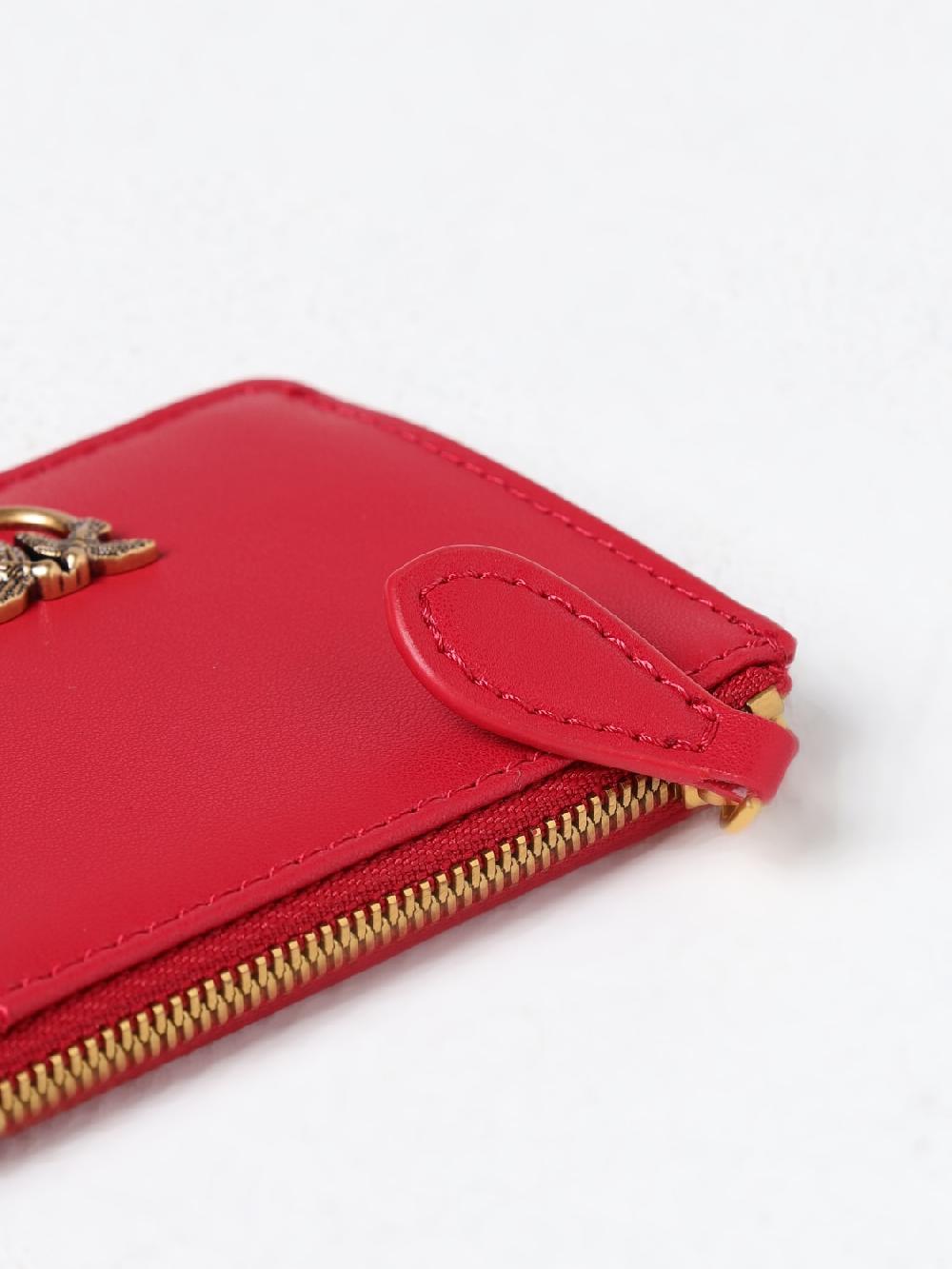 Giglio Portacarte Di Credito Pinko In Pelle