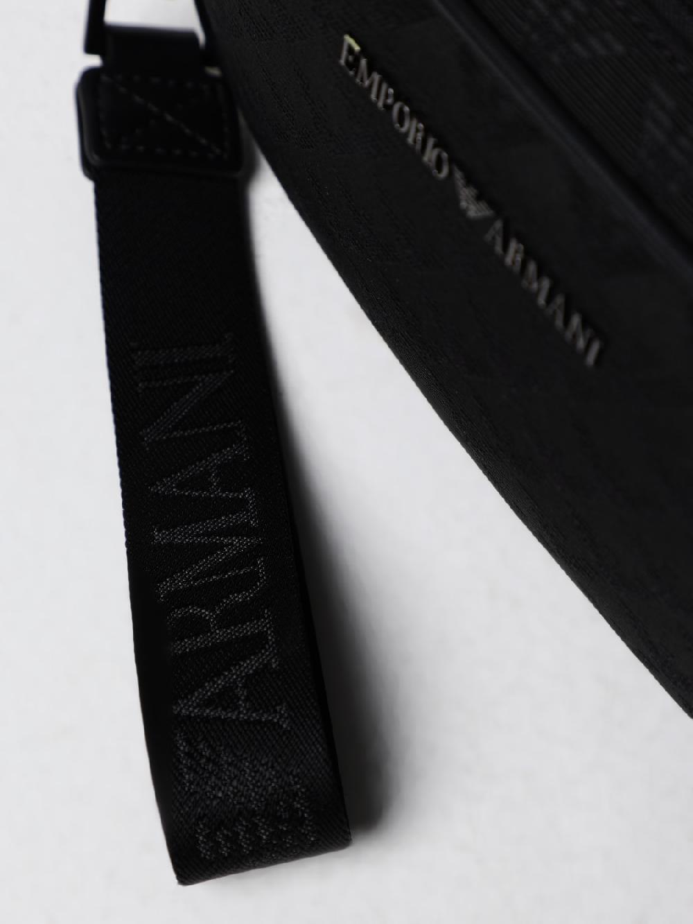 Giglio Pouch Emporio Armani In Nylon Jacquard