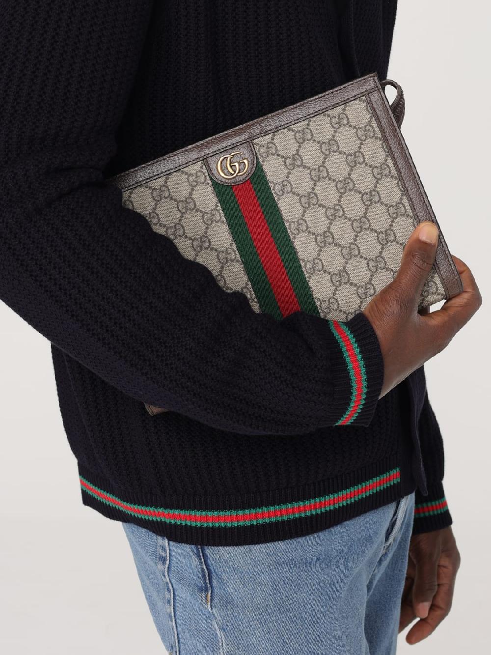 Giglio Pouch Ophidia Gucci In Tessuto GG Supreme