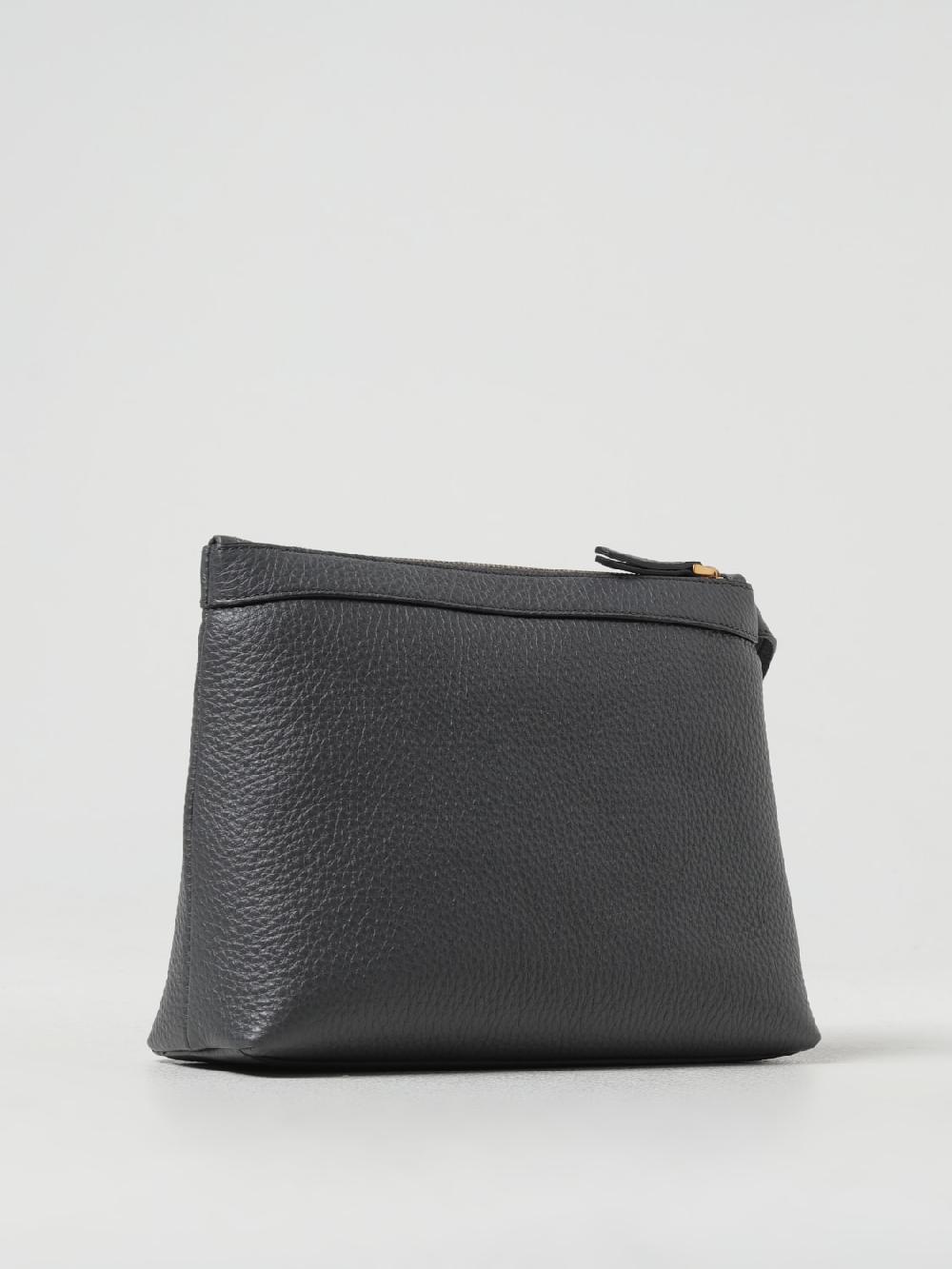 Giglio Pouch Thom Browne In Pelle A Grana