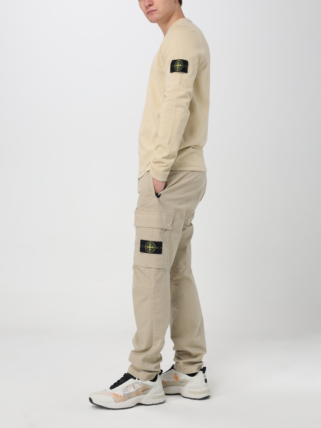 Giglio Pullover Stone Island In Cotone