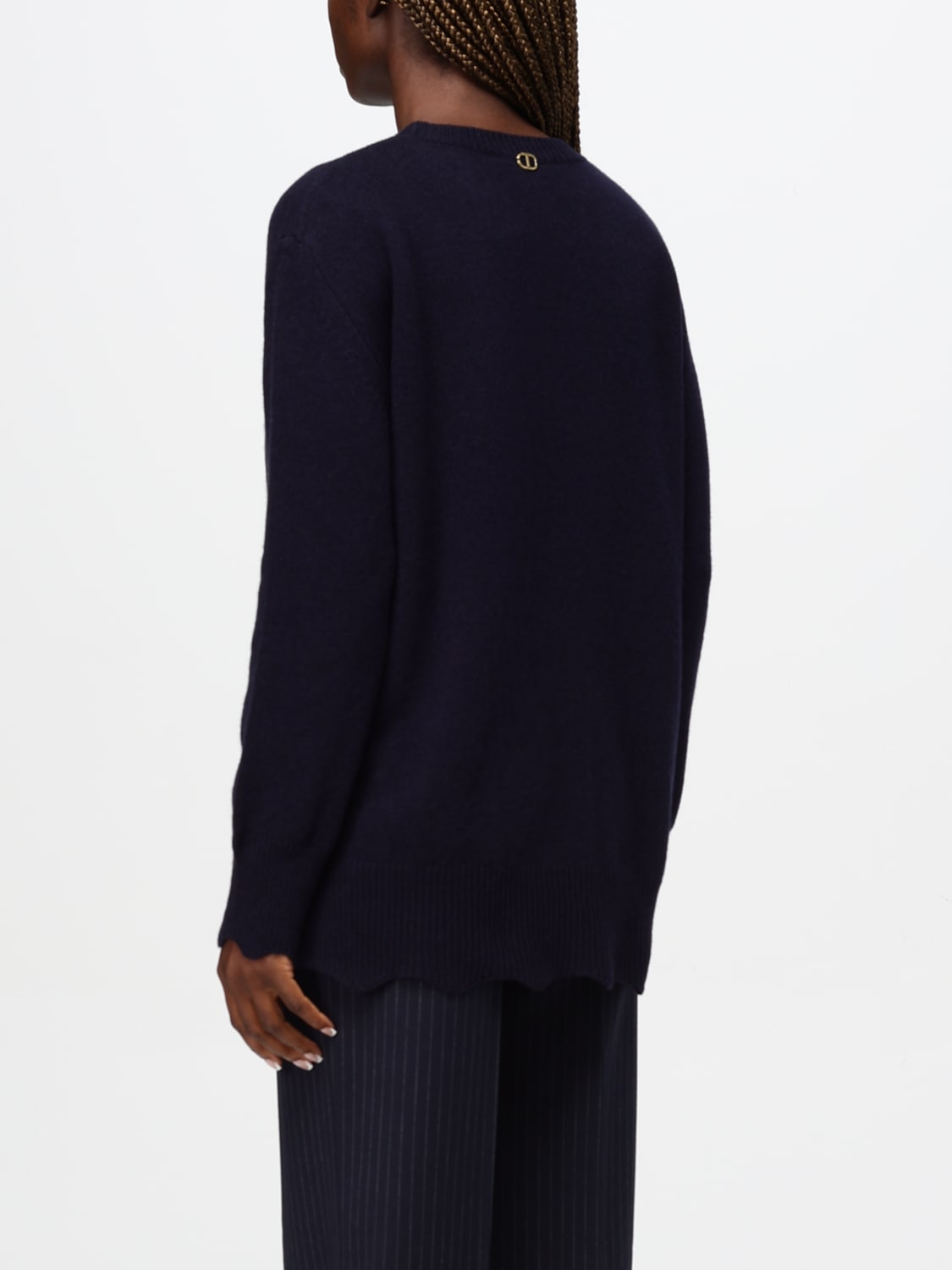Giglio Pullover Twinset In Lana E Cashmere