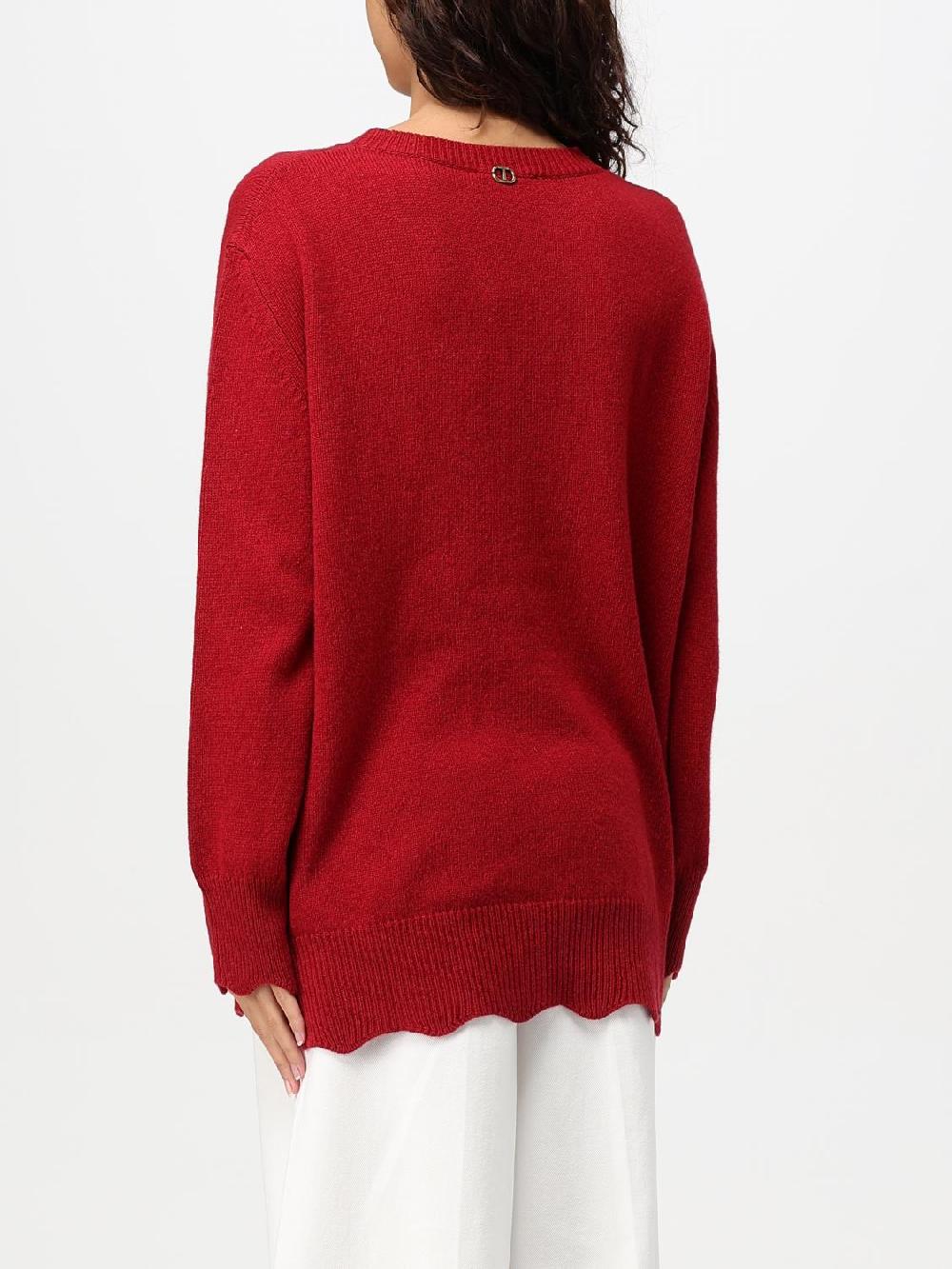 Giglio Pullover Twinset In Lana E Cashmere