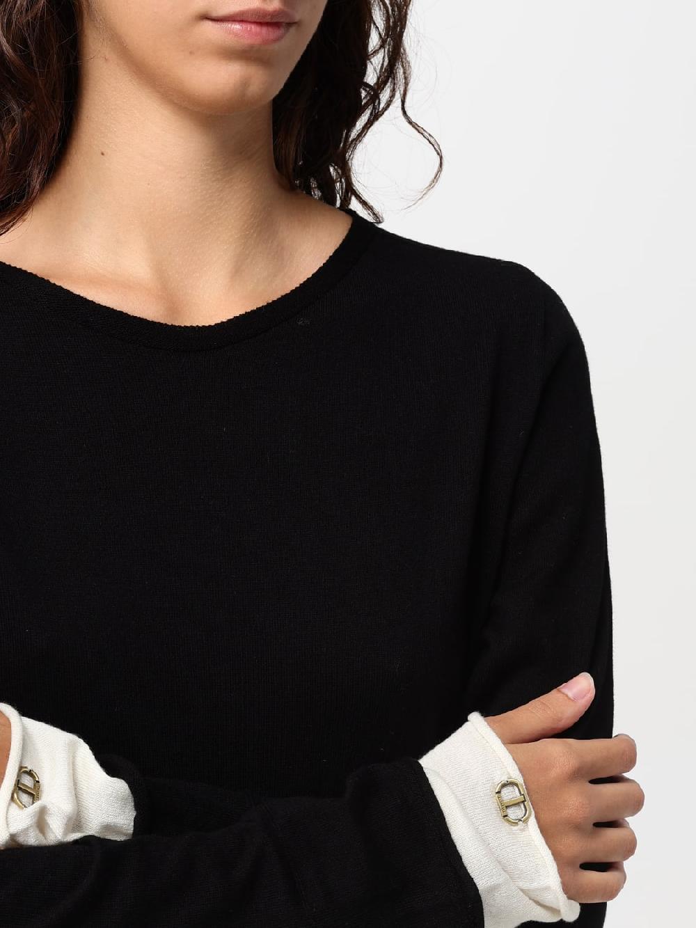 Giglio Pullover Twinset In Misto Cotone E Cashmere