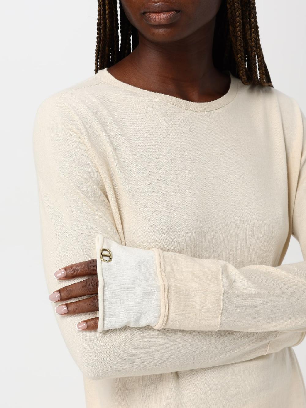 Giglio Pullover Twinset In Misto Cotone E Cashmere
