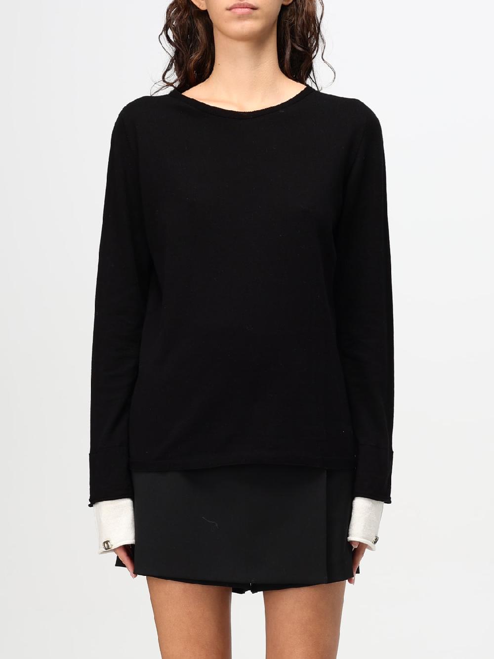 Giglio Pullover Twinset in misto cotone e cashmere