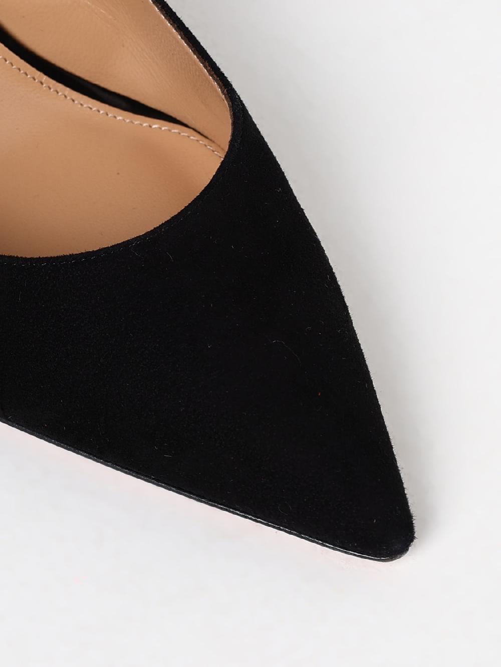 Giglio Pump Bow Tie Aquazzura In Camoscio