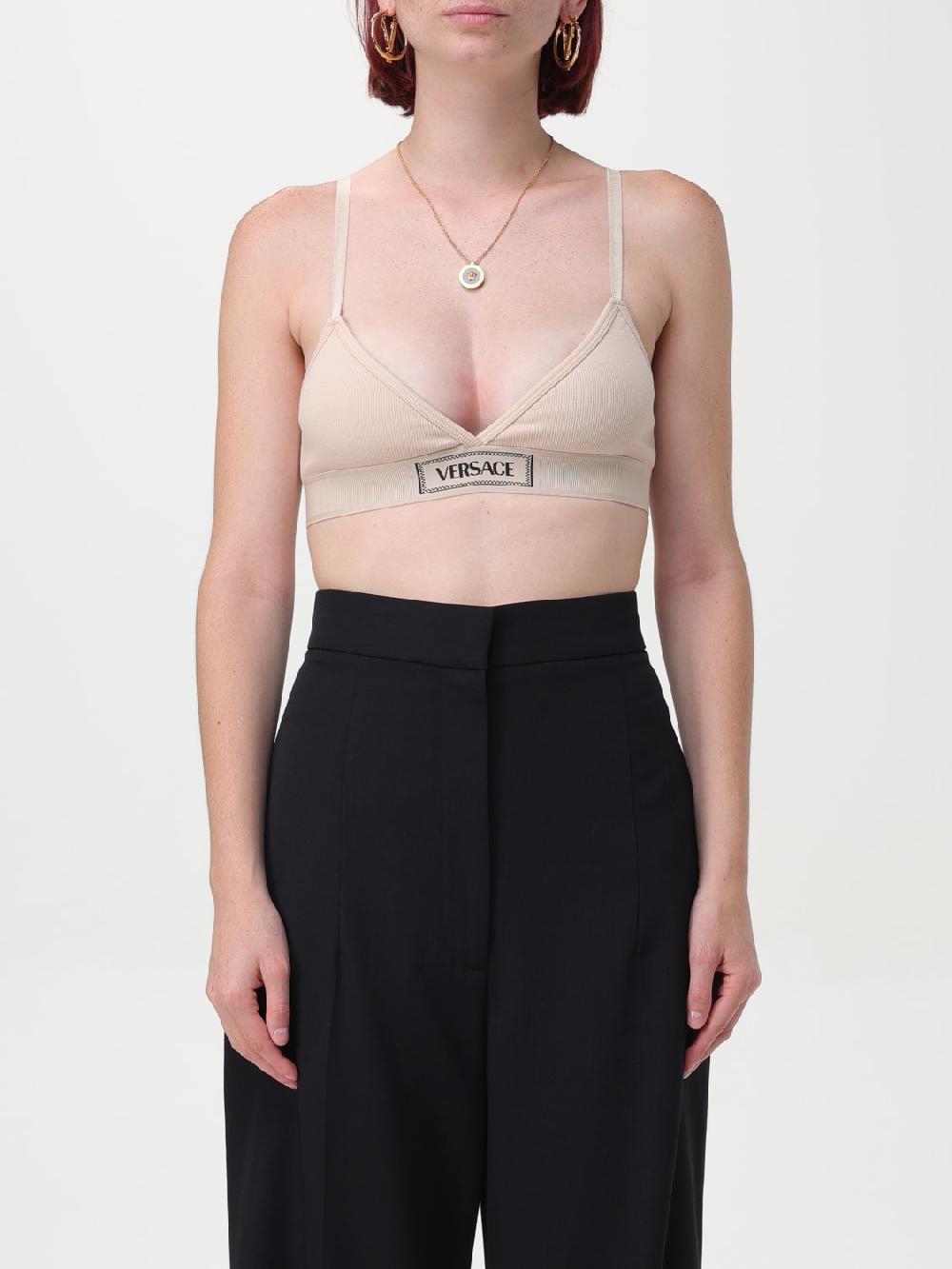 Giglio Reggiseno In Cotone Versace