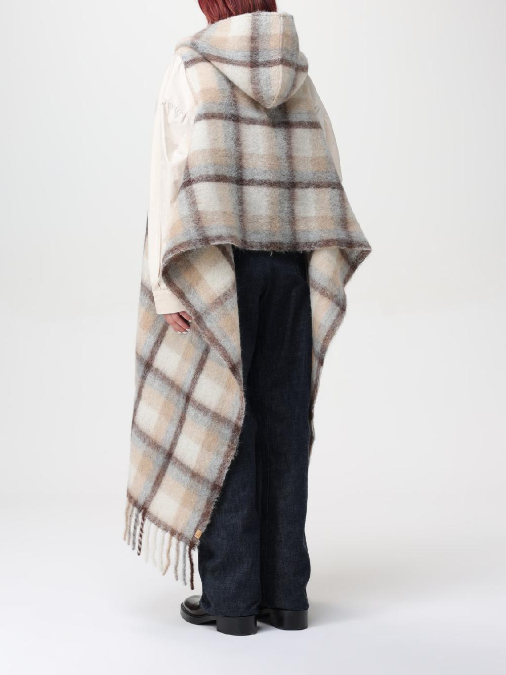 Giglio Sciarpa A Mantella Con Cappuccio Woolrich