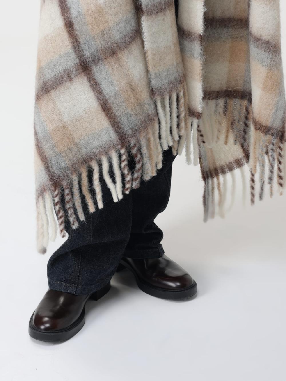 Giglio Sciarpa A Mantella Con Cappuccio Woolrich
