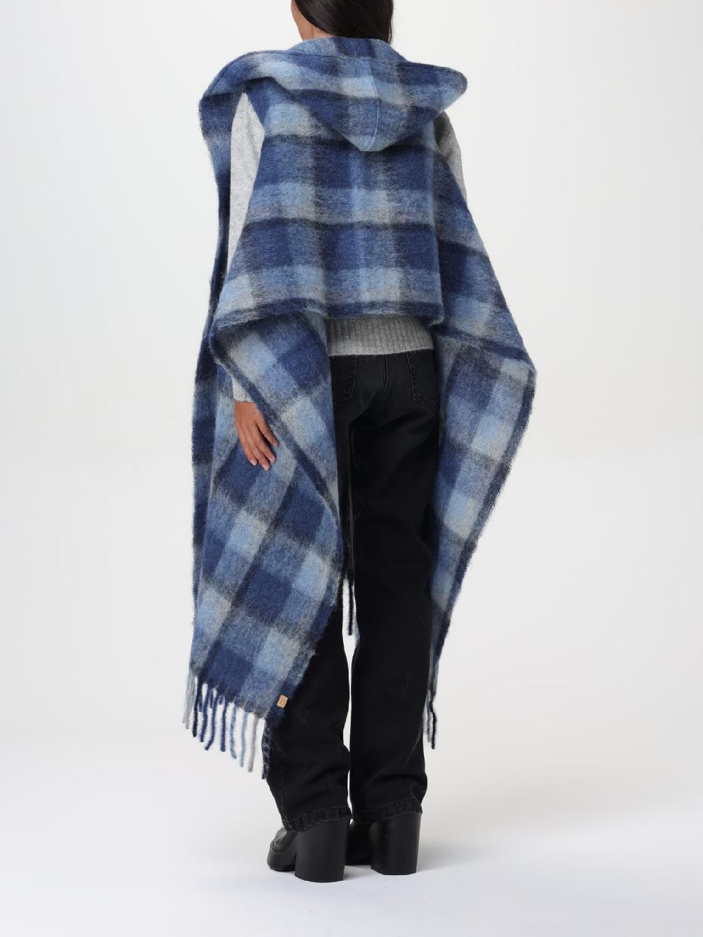 Giglio Sciarpa A Mantella Con Cappuccio Woolrich