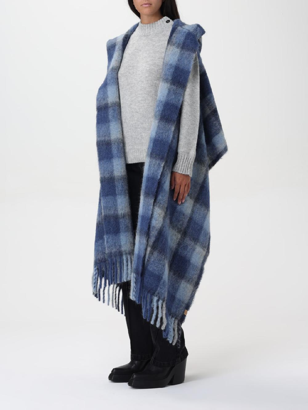 Giglio Sciarpa A Mantella Con Cappuccio Woolrich