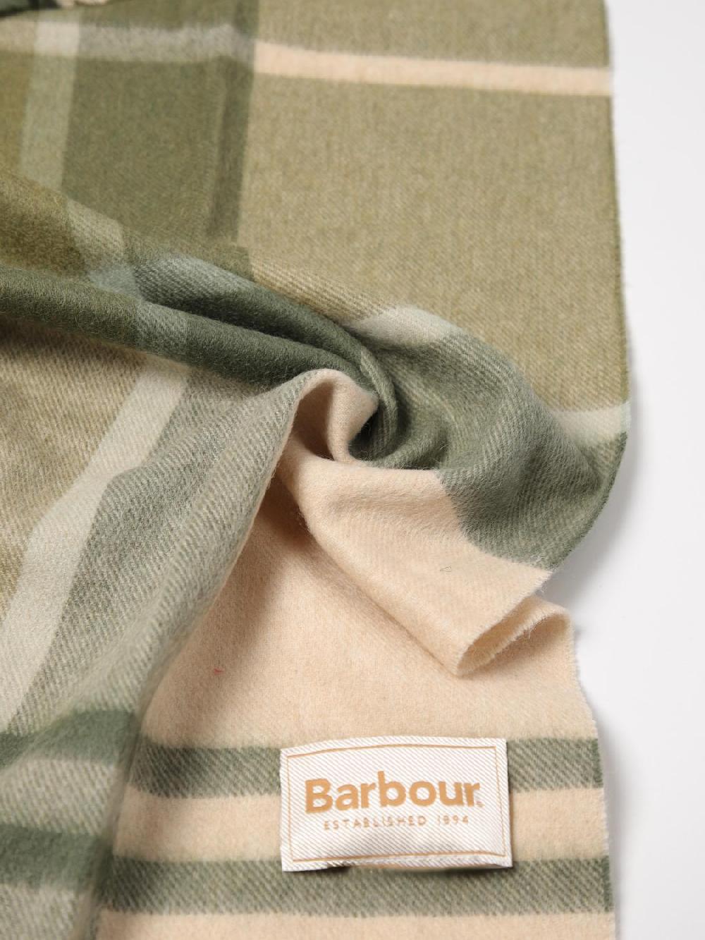 Giglio Sciarpa Barbour In Lana Con Stampa Check