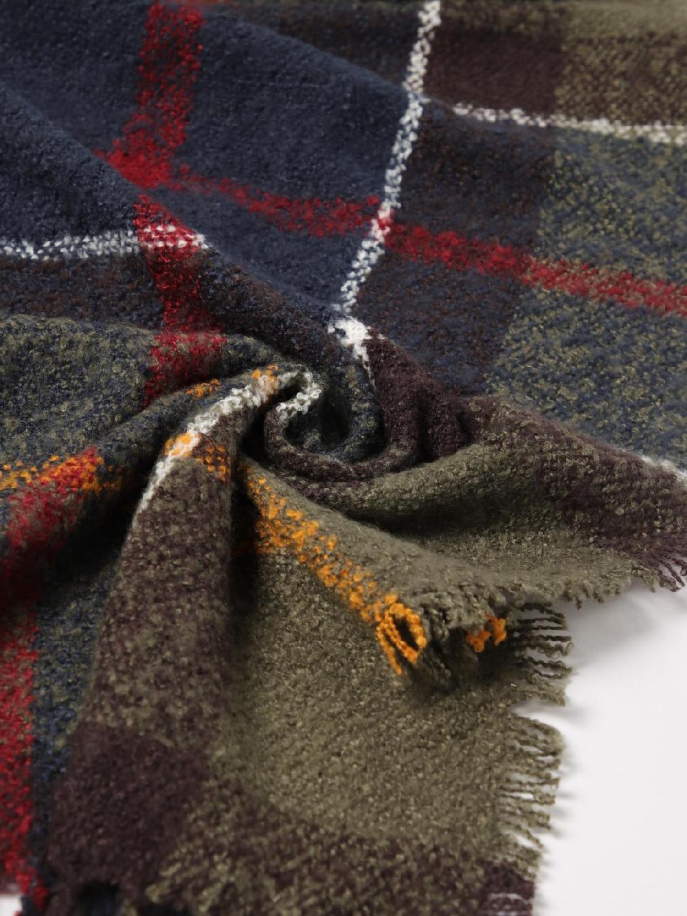 Giglio Sciarpa Barbour In Lana Tartan