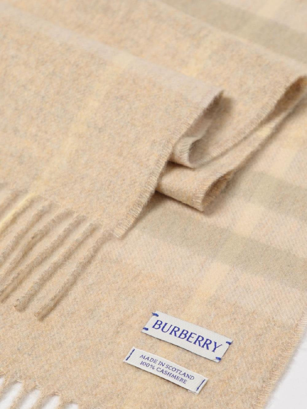 Giglio Sciarpa Check Burberry In Cashmere Jacquard