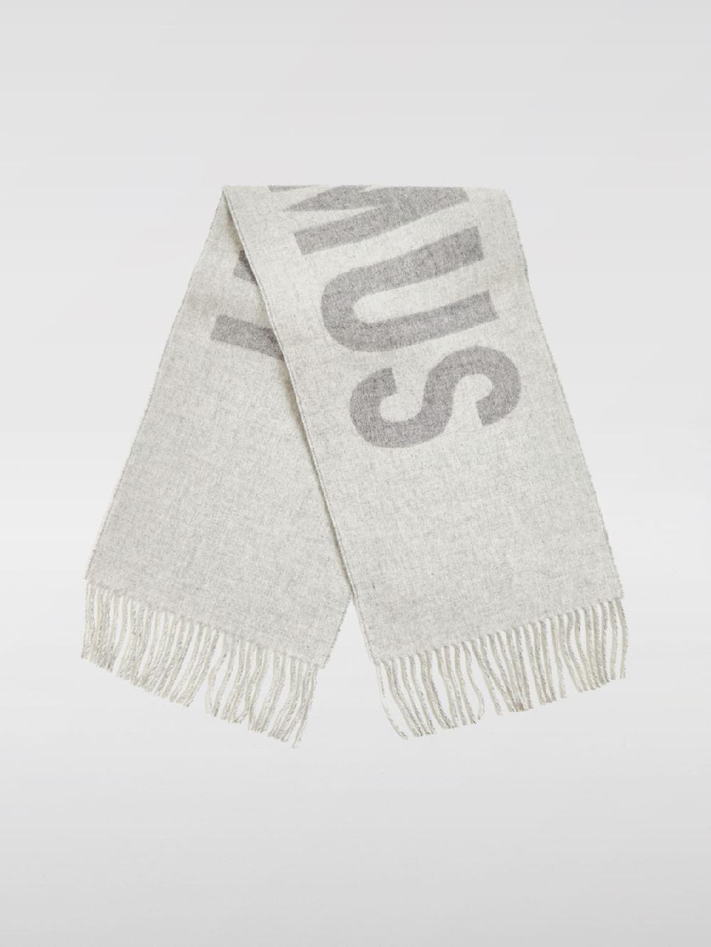 Giglio Sciarpa Con Maxi Logo Jacquemus In Lana