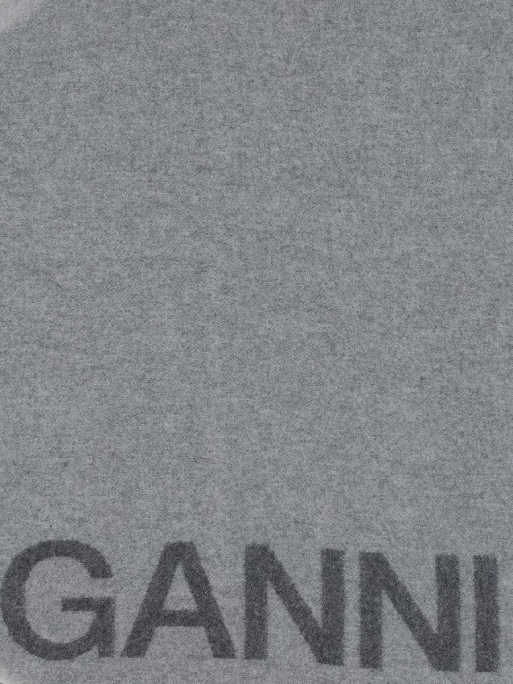 Giglio Sciarpa Di Lana Ganni