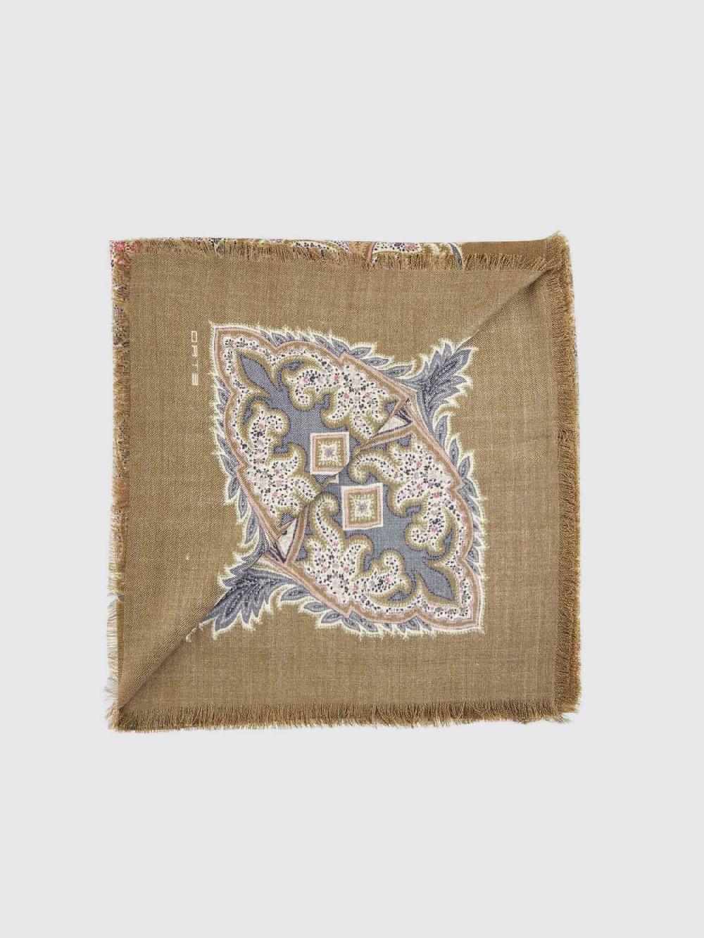 Giglio Sciarpa Etro In Lana Con Motivo Jacquard