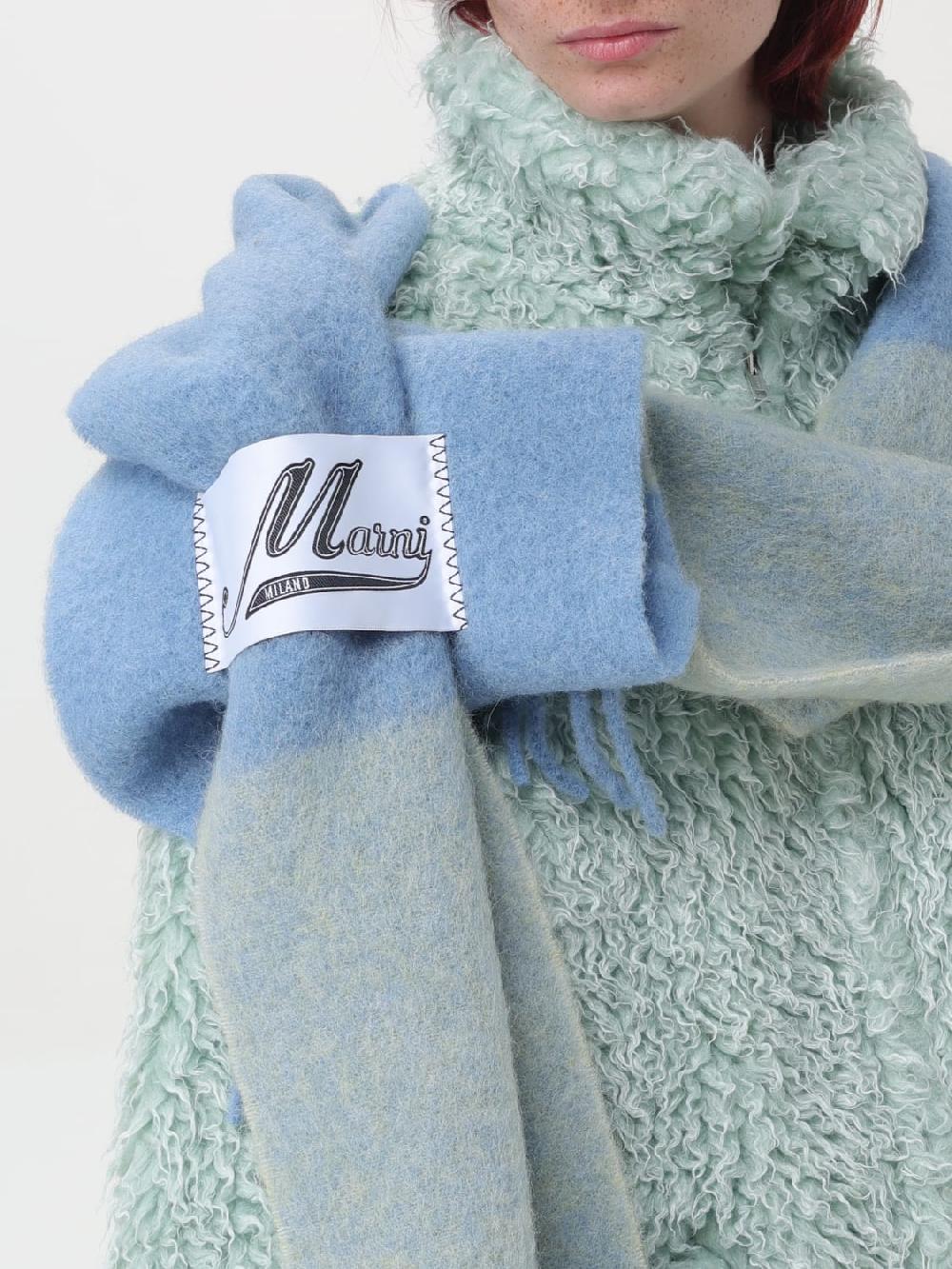 Giglio Sciarpa In Alpaca Marni