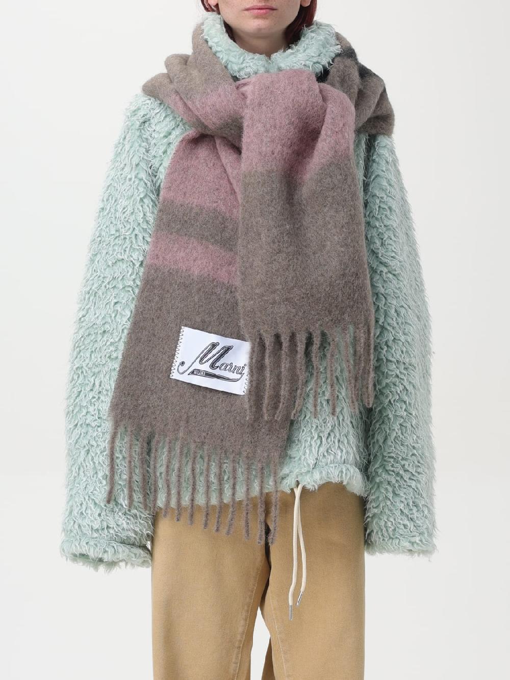 Giglio Sciarpa In Alpaca Marni