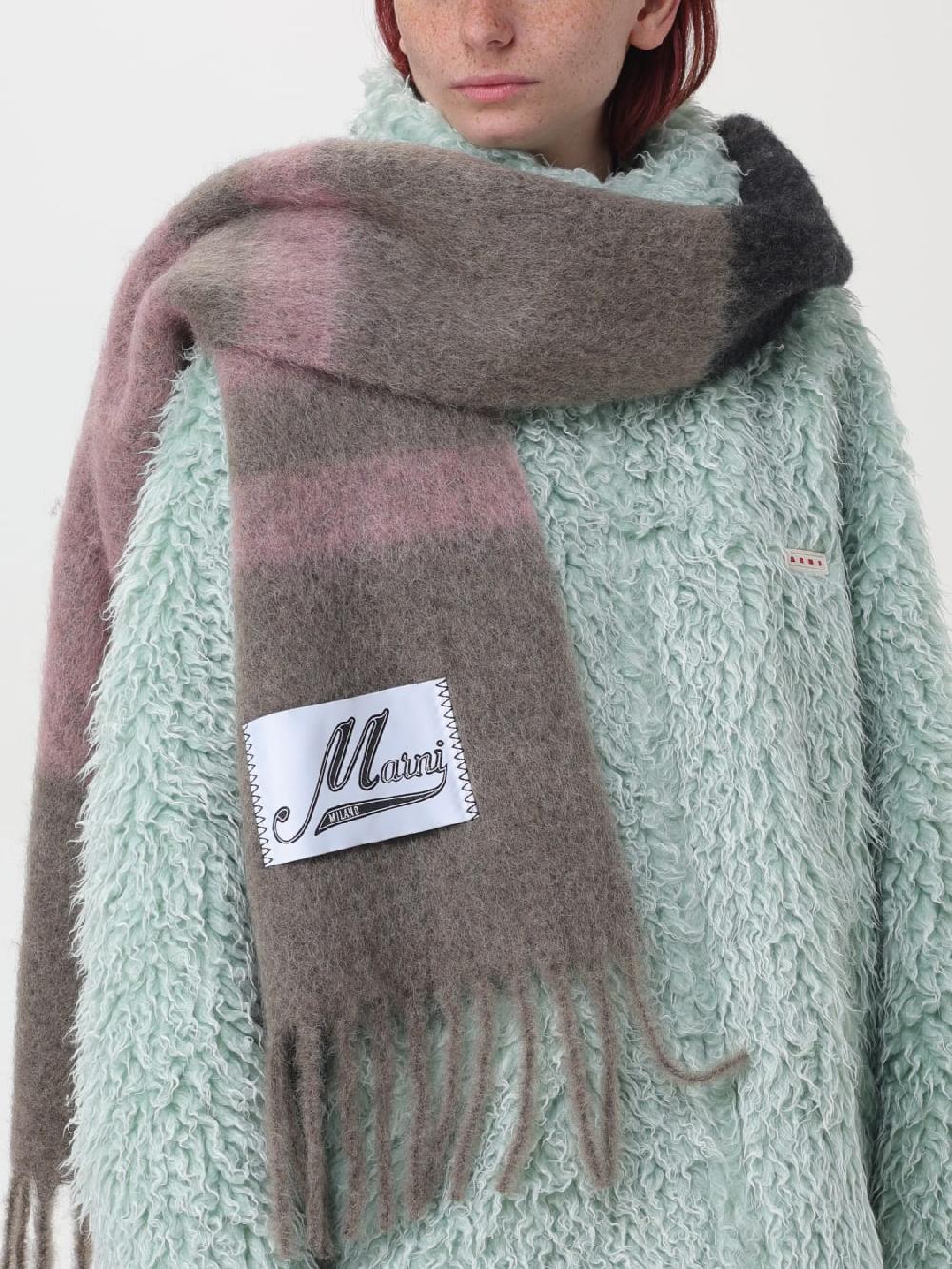 Giglio Sciarpa In Alpaca Marni