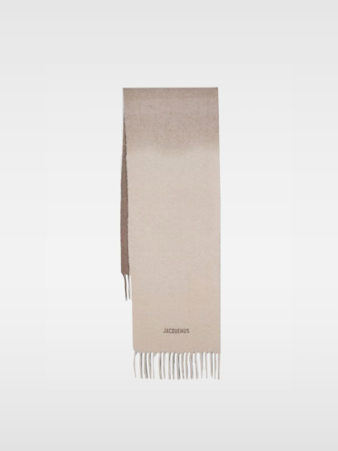 Giglio Sciarpa Jacquemus in lana di alpaca degradè