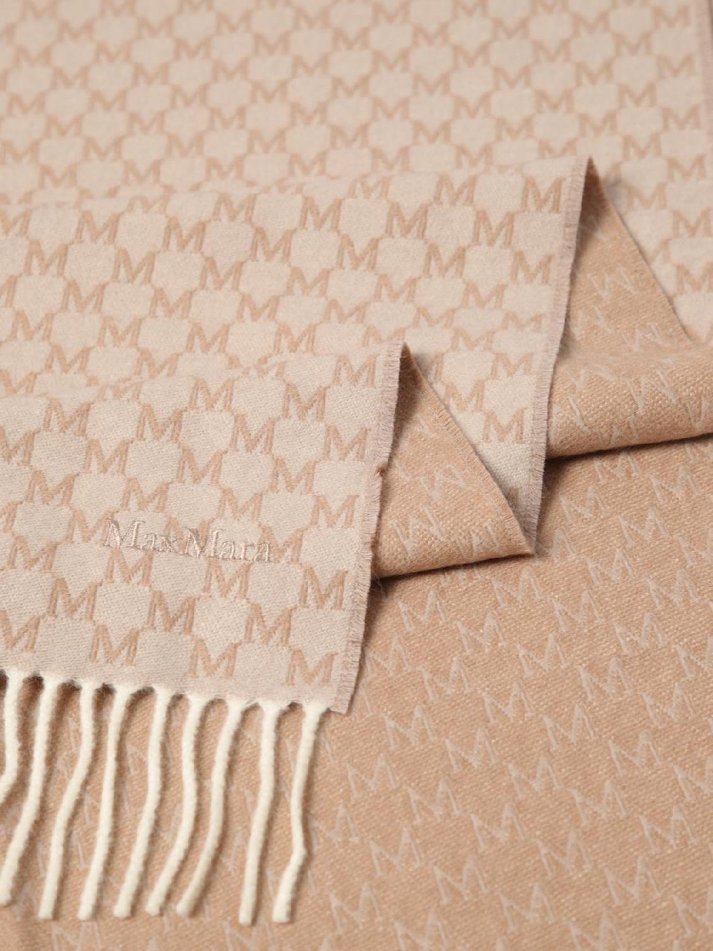 Giglio Sciarpa Max Mara In Lana Con Logo Jacquard