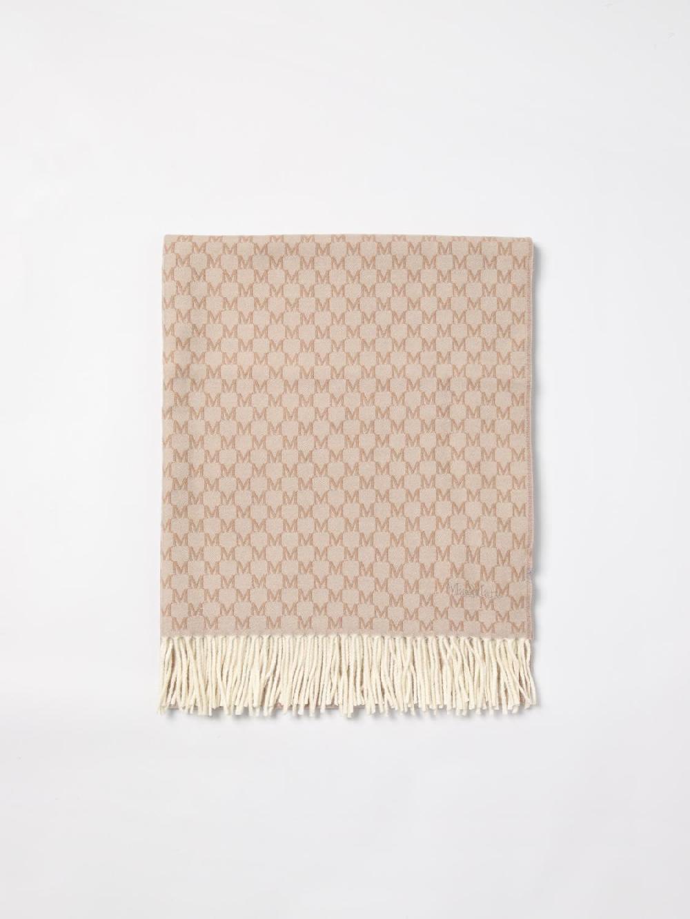 Giglio Sciarpa Max Mara in lana con logo jacquard
