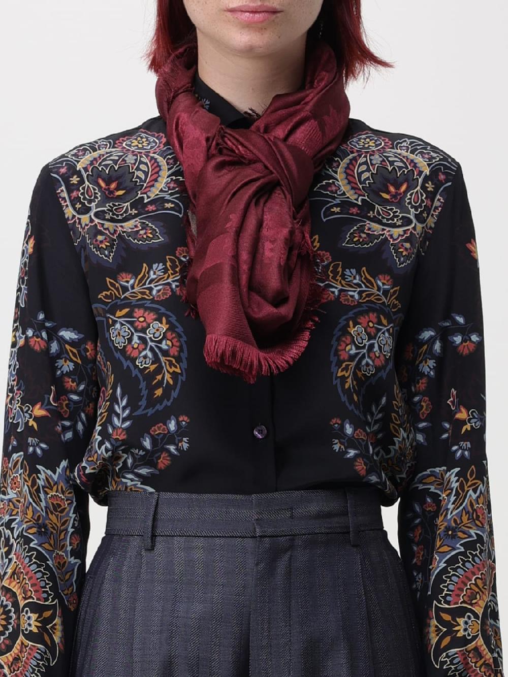 Giglio Sciarpa Orfeo Etro In Lana E Seta Jacquard