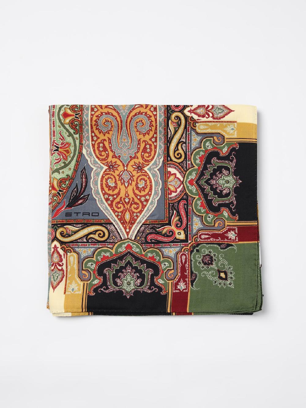 Giglio Sciarpa Paisley Etro in lana stampata