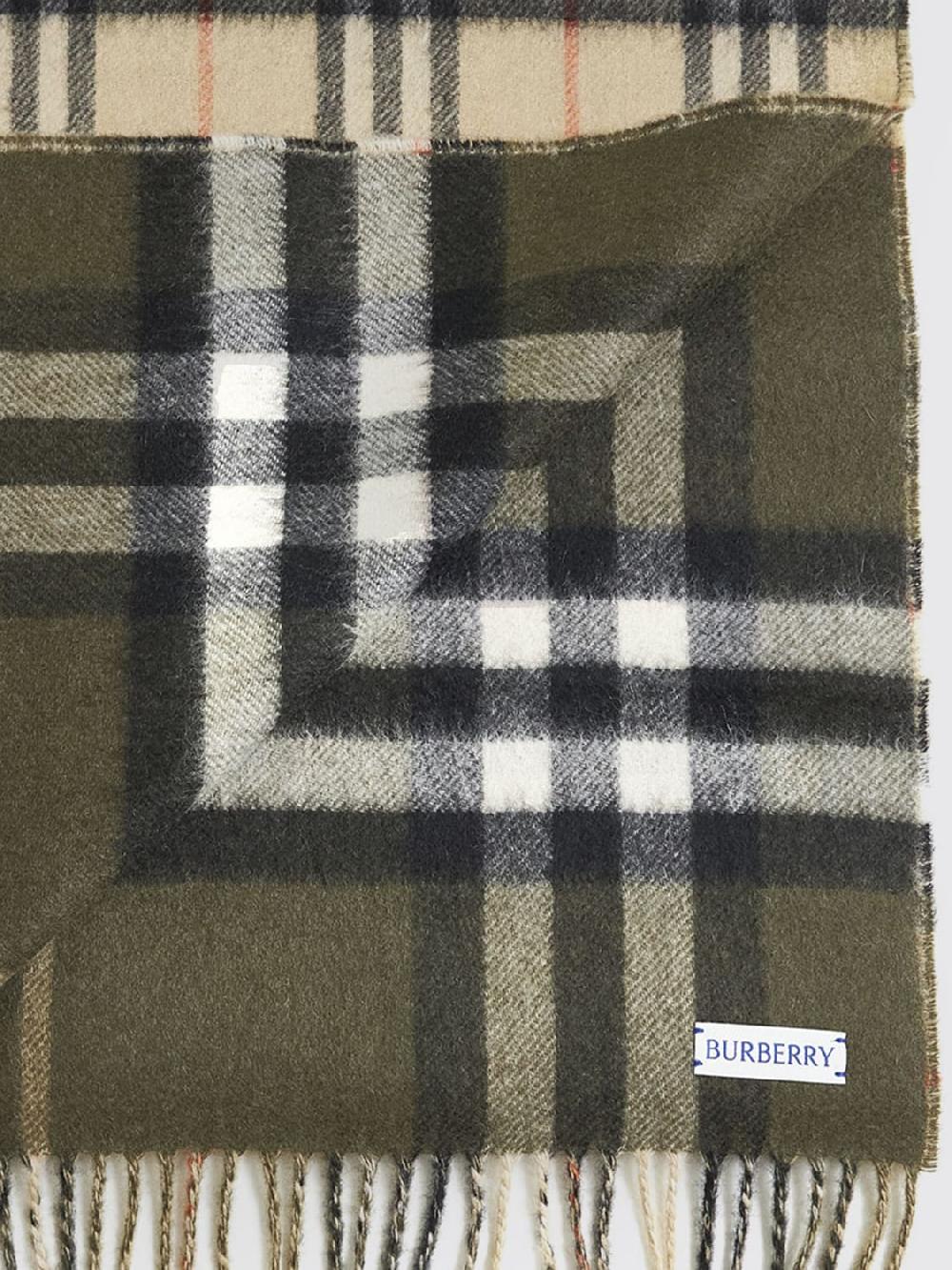 Giglio Sciarpa Vintage Check Burberry In Cashmere