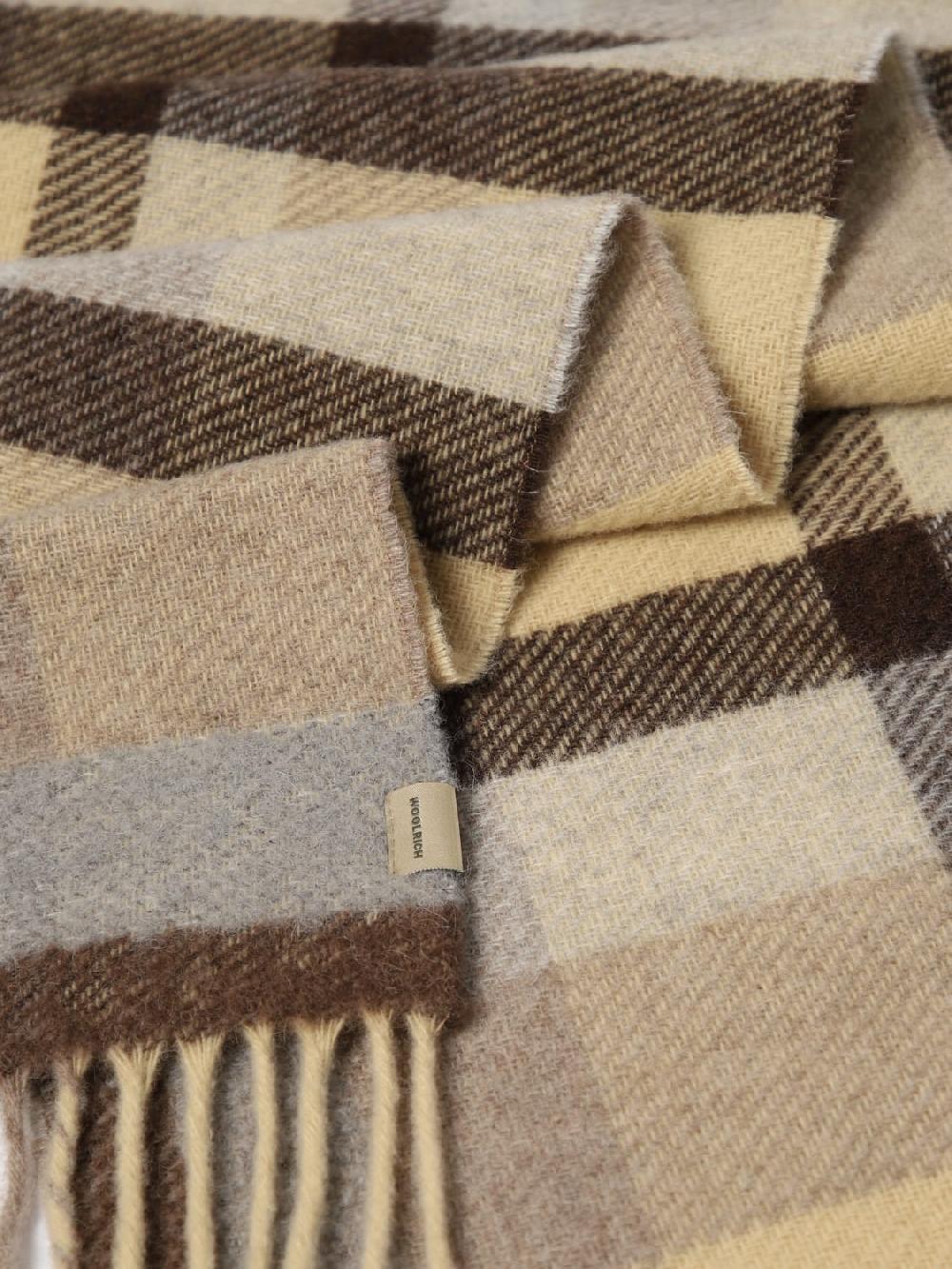 Giglio Sciarpa Woolrich In Lana Tartan