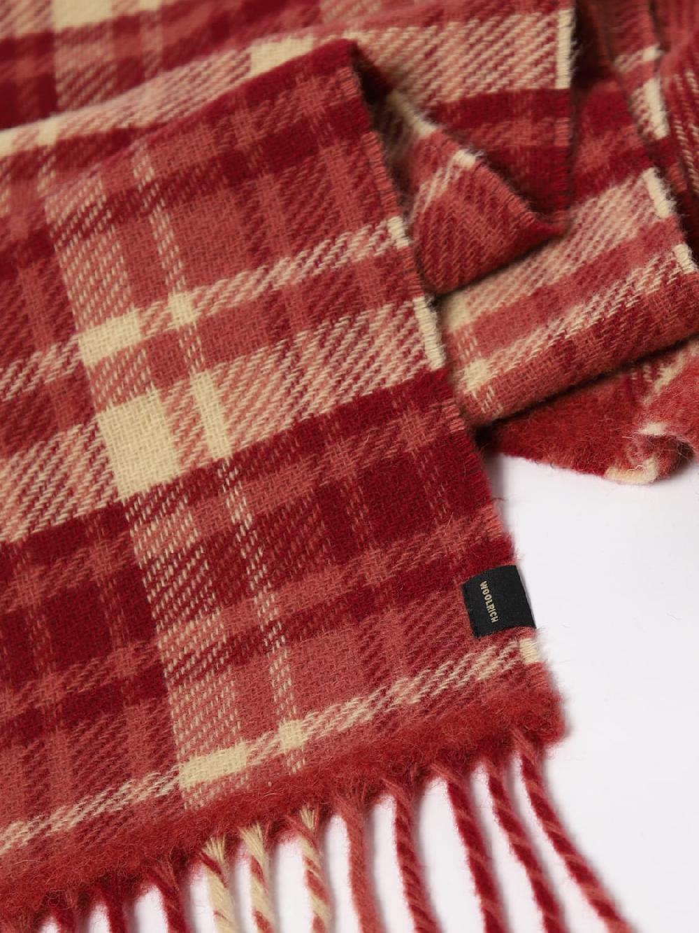 Giglio Sciarpa Woolrich In Lana Tartan
