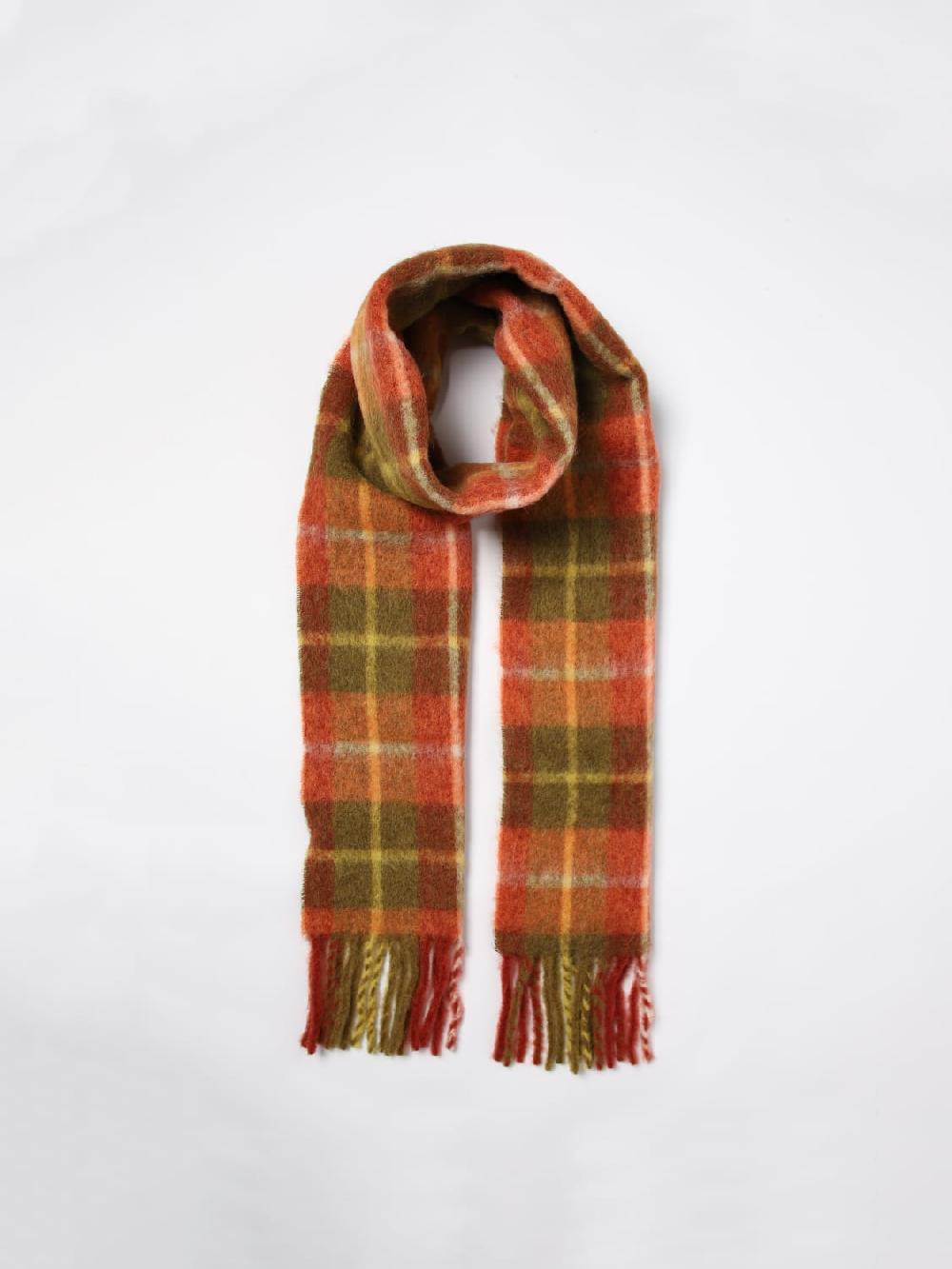 Giglio Sciarpa Woolrich In Misto Lana Tartan