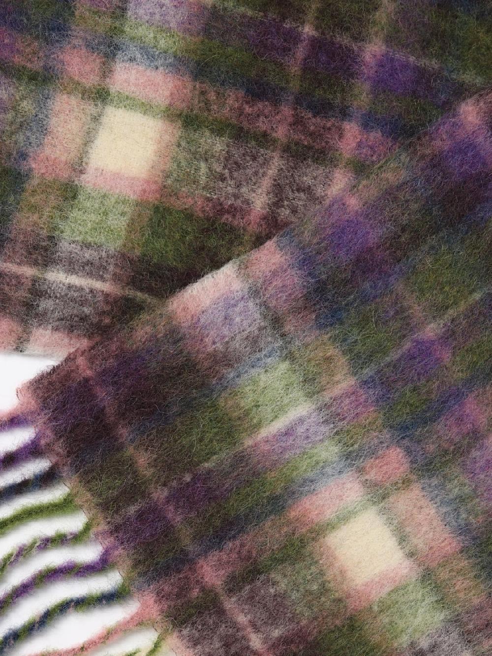 Giglio Sciarpa Woolrich In Misto Lana Tartan