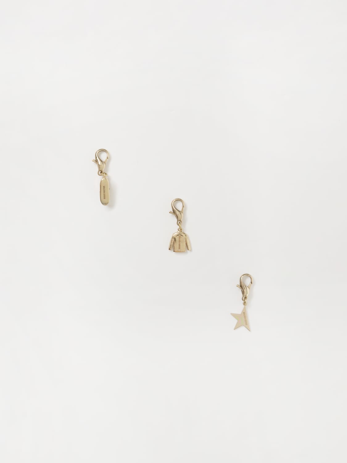Giglio Set 3 Charms Golden Goose In Ottone
