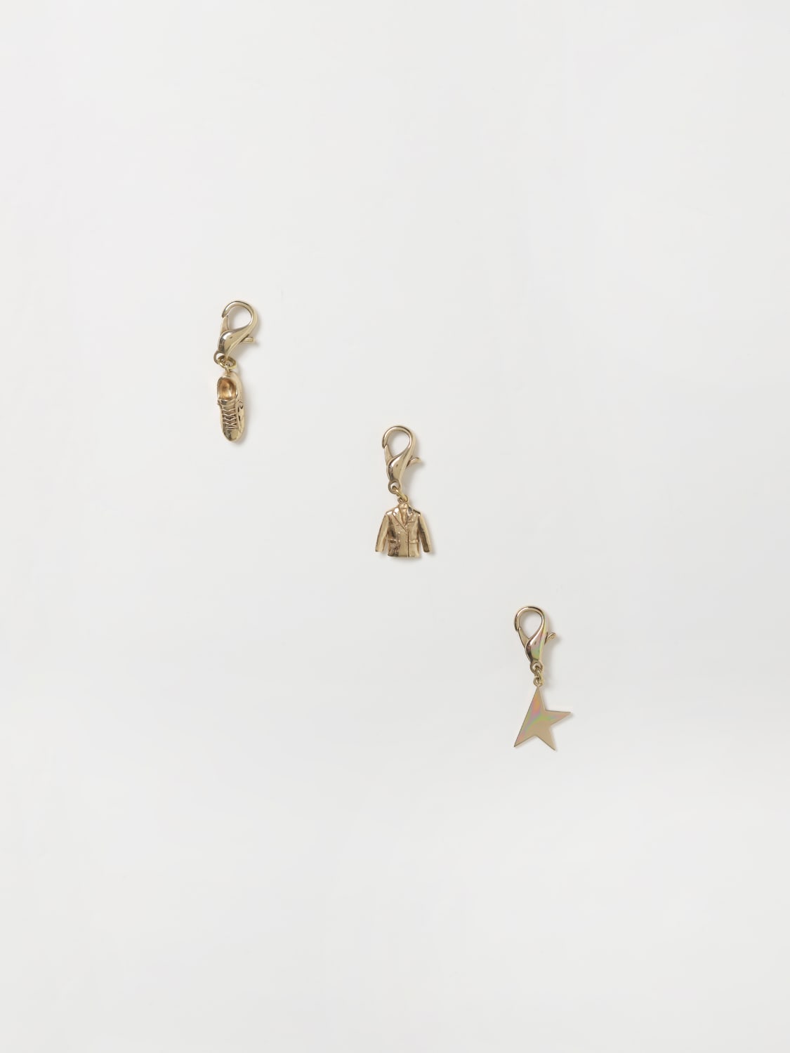 Giglio Set 3 charms Golden Goose in ottone