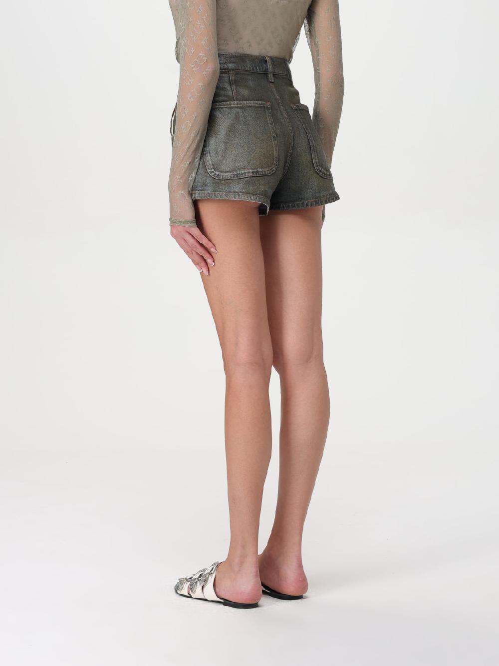 Giglio Shorts Pinko In Denim Cerato
