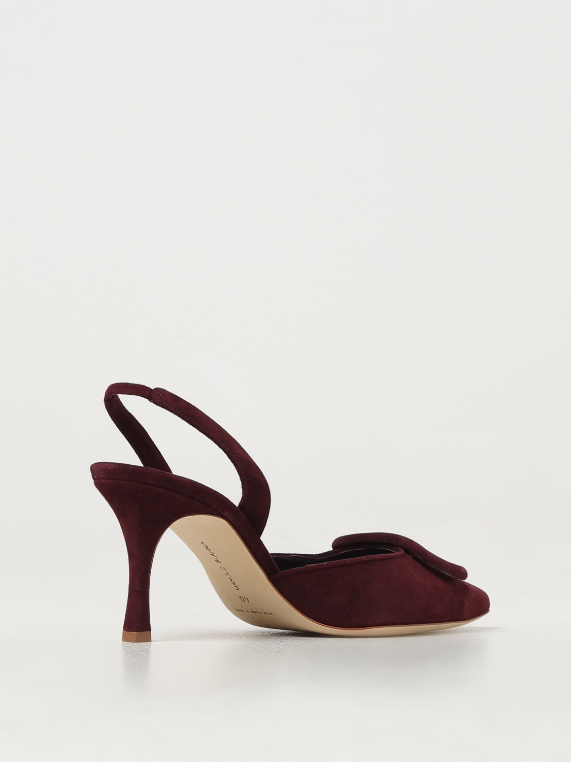 Giglio Slingback Maysli Manolo Blahnik In Camoscio