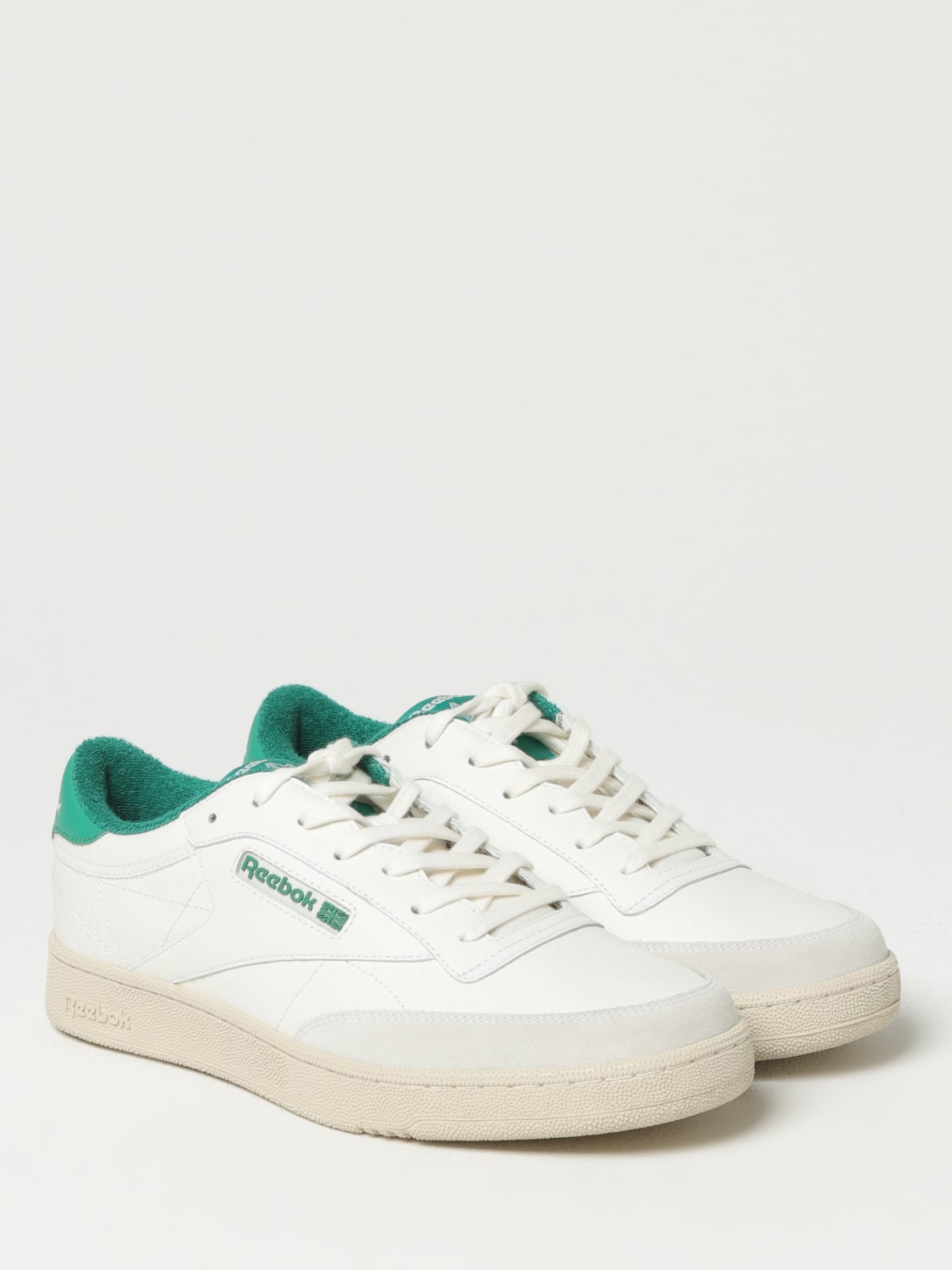 Giglio Sneakers Club C Reebok In Pelle Lavorata