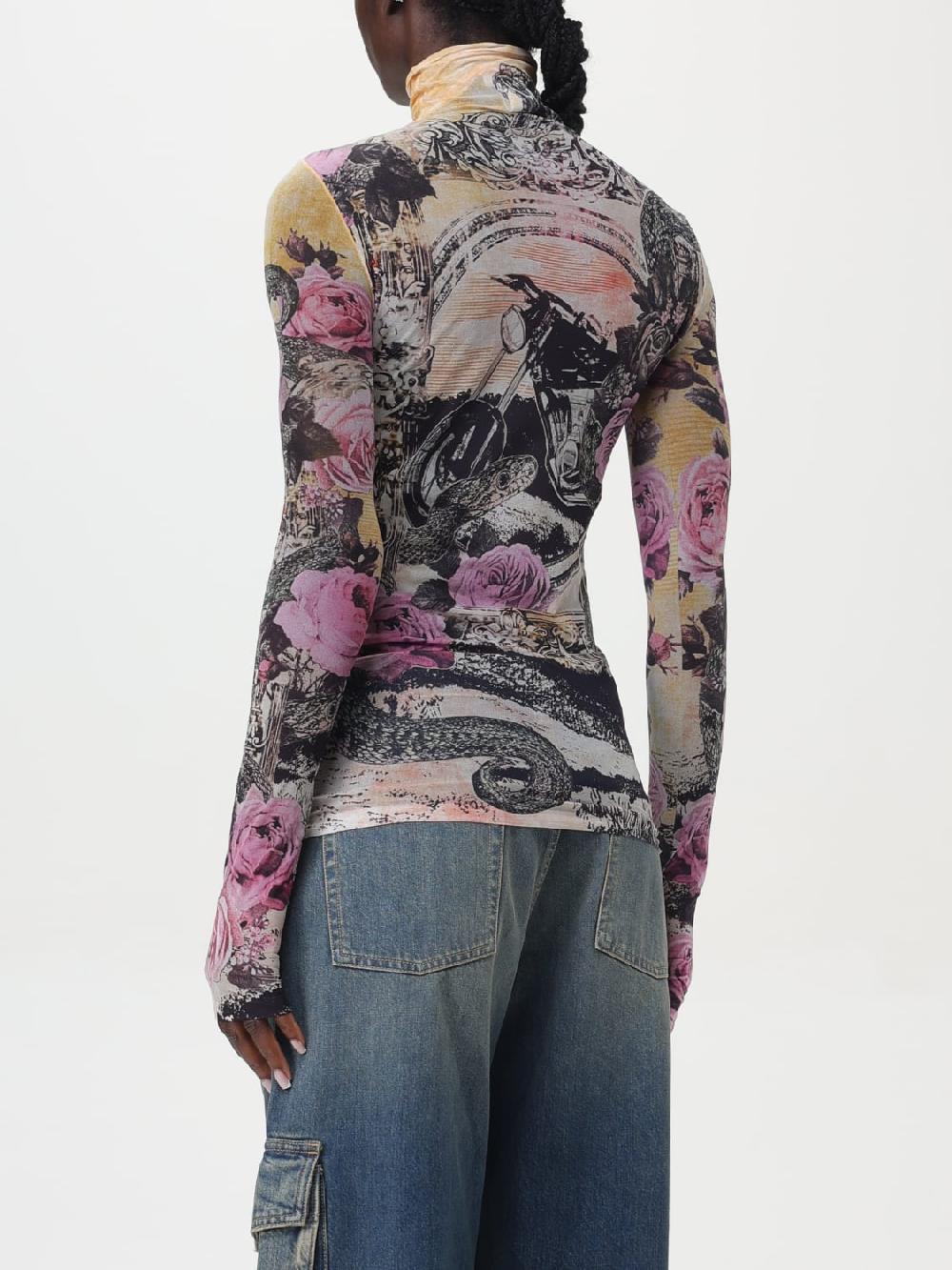 Giglio T-shirt A Dolcevita Stampata Acne Studios