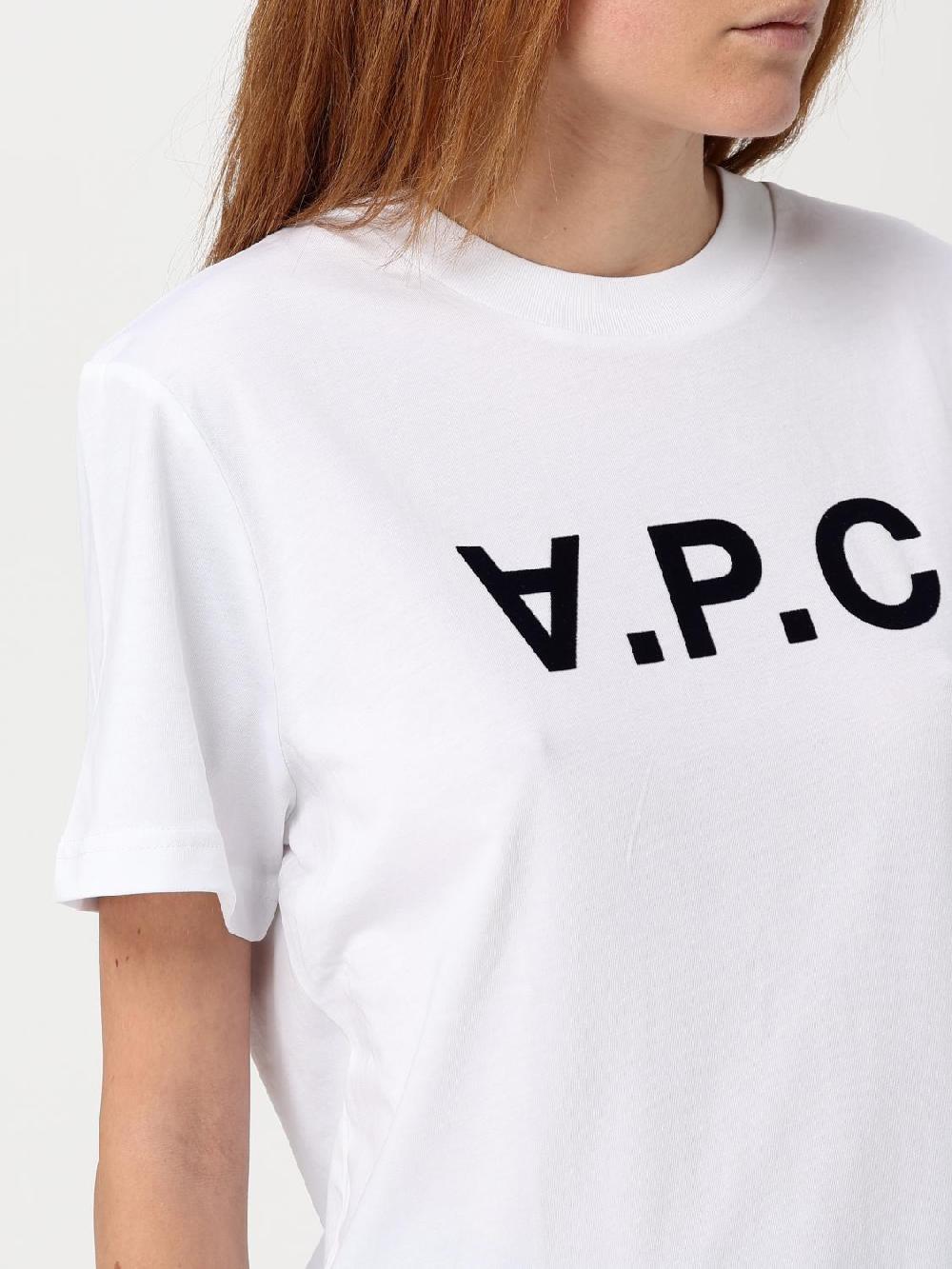 Giglio T-shirt A.P.C. In Cotone Con Stampa Logo