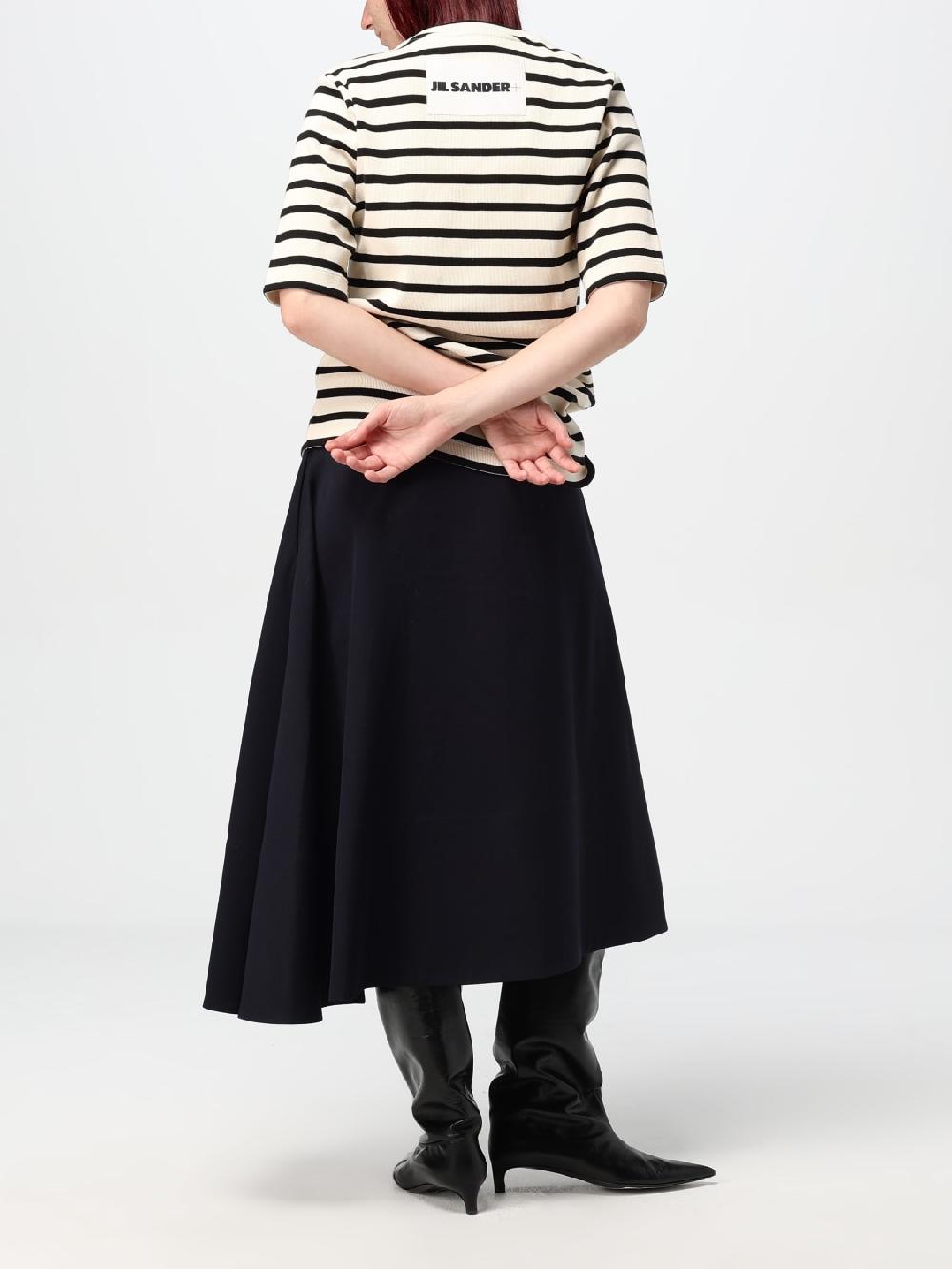 Giglio T-shirt A Righe Jil Sander