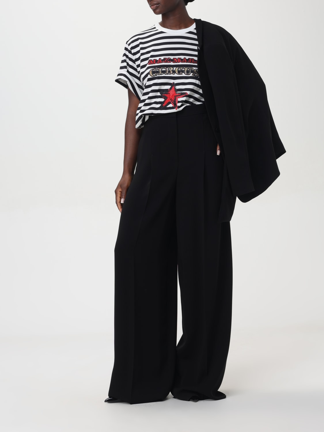 Giglio T-shirt A Righe Oversize Max Mara