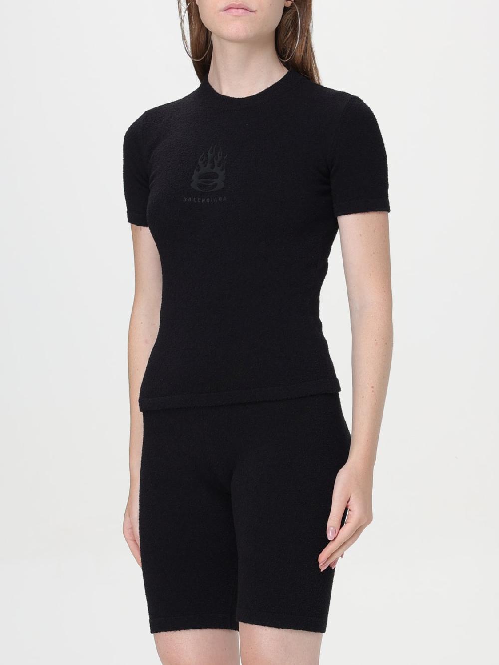 Giglio T-shirt Balenciaga Con Logo