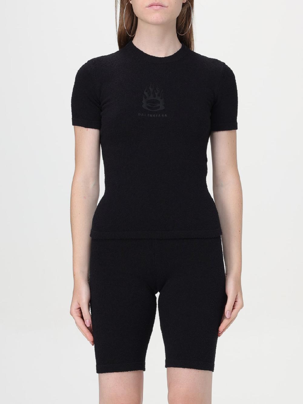 Giglio T-shirt Balenciaga con logo